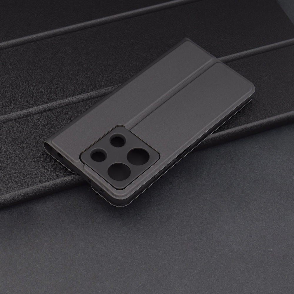Capa para Xiaomi Redmi Note 13 5G, Techsuit, Magskin Book, Preta