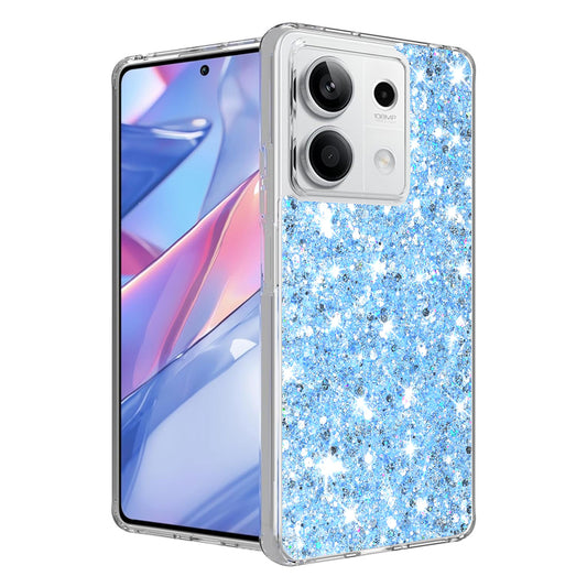 Capa para Xiaomi Redmi Note 13 5G, Techsuit, Glitter Brilhante, Azul
