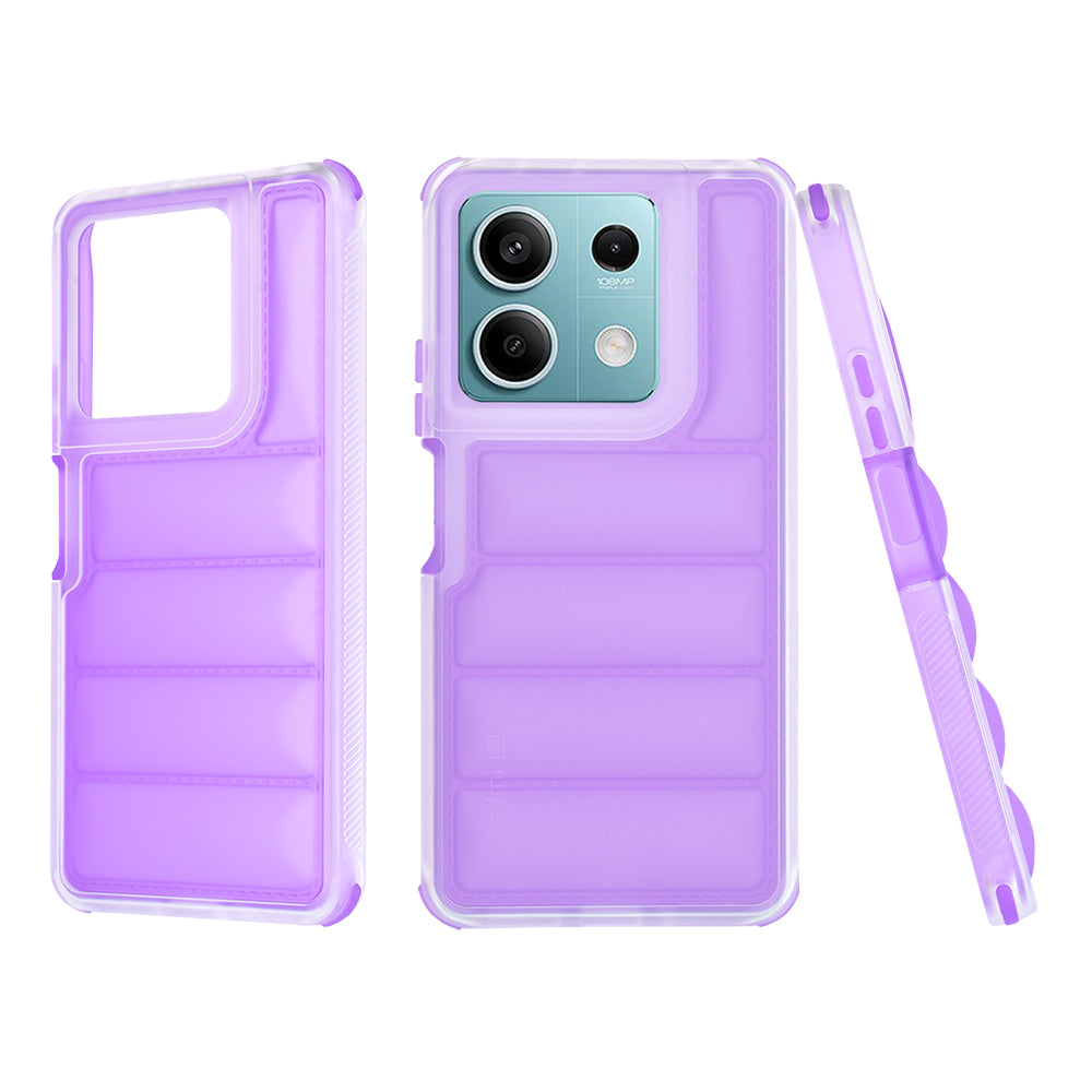 Case for Xiaomi Redmi Note 13 5G, Techsuit, Wave Shield, Purple