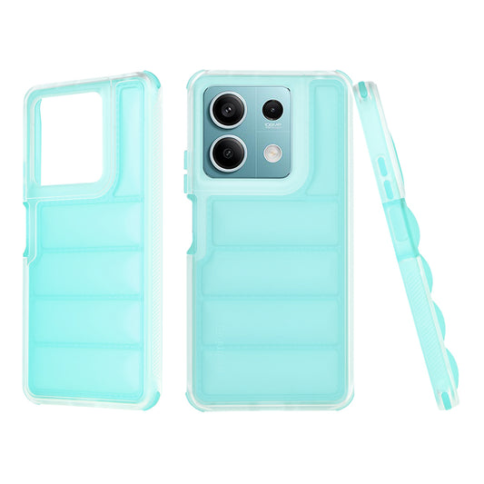 Capa para Xiaomi Redmi Note 13 5G, Techsuit, Wave Shield, Turquesa
