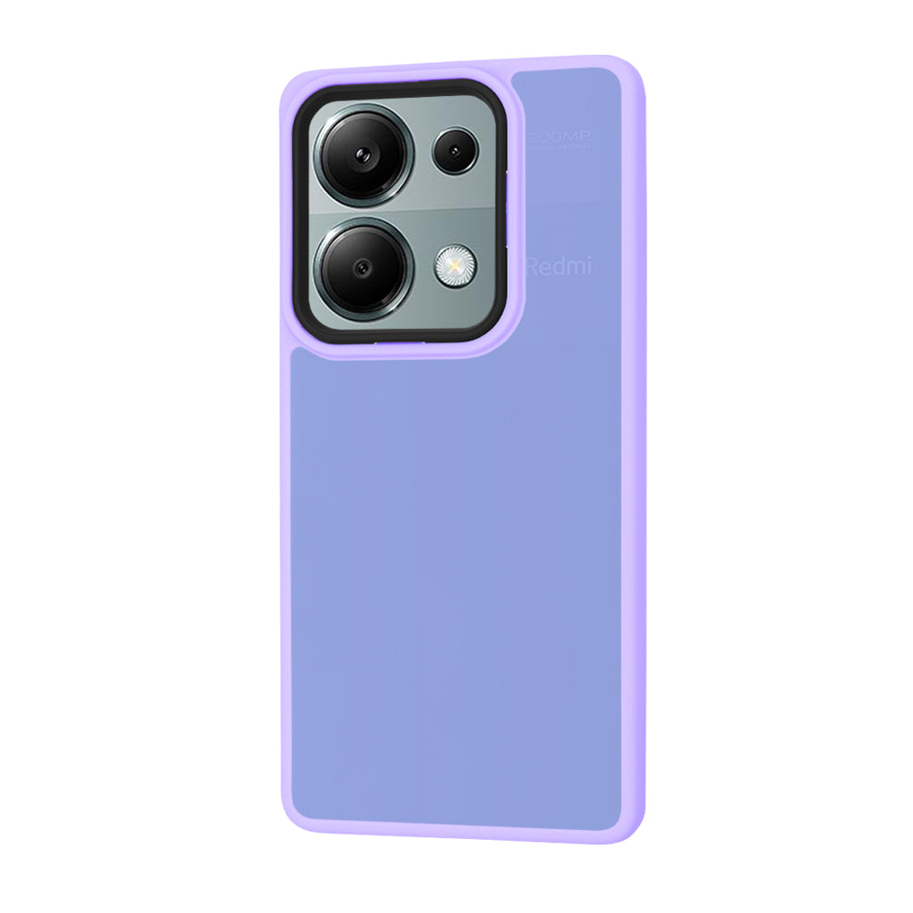 Capa para Xiaomi Redmi Note 13 Pro 4G / Poco M6 Pro 4G, Techsuit, HaloFrost, Roxo Claro