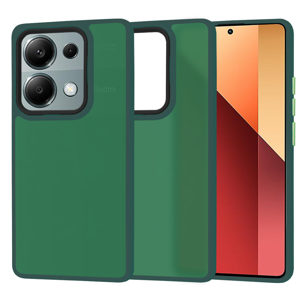 Capa para Xiaomi Redmi Note 13 Pro 4G / Poco M6 Pro 4G, Techsuit, HaloFrost, Verde