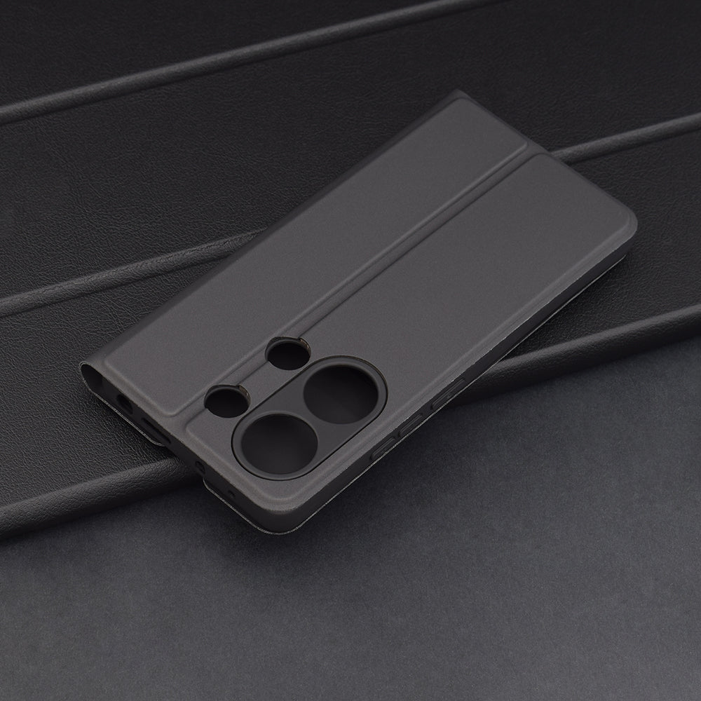 Capa para Xiaomi Redmi Note 13 Pro 4G / Poco M6 Pro 4G, Techsuit, Magskin Book, Preta