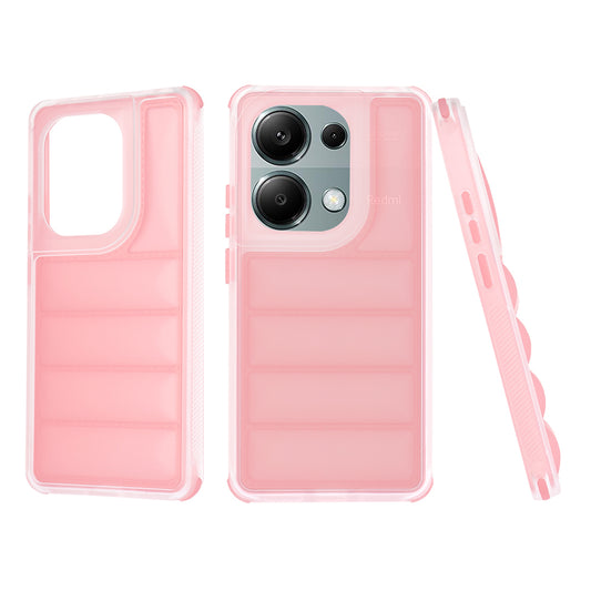 Capa para Xiaomi Redmi Note 13 Pro 4G / Poco M6 Pro 4G, Techsuit, Wave Shield, Rosa