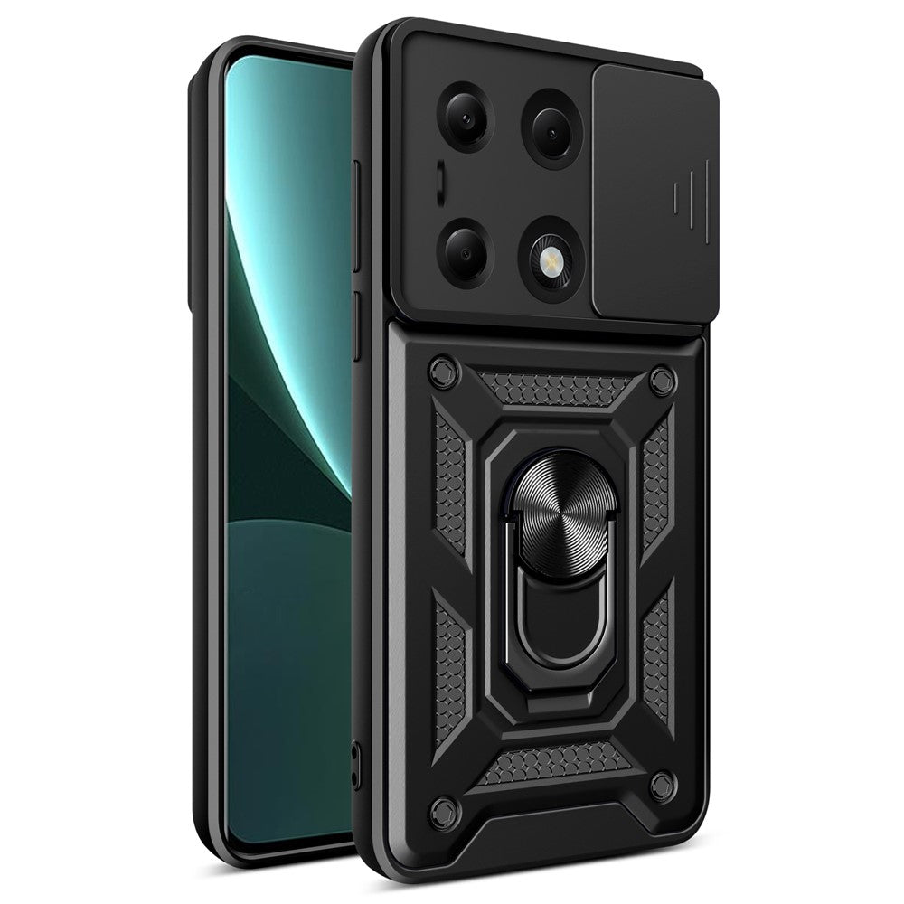 Capa para Xiaomi Redmi Note 13 Pro 4G / Poco M6 Pro 4G, Techsuit, CamShield, Preta