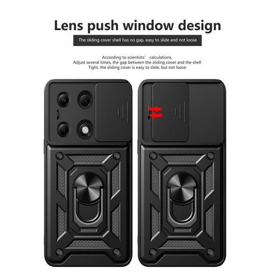 Capa para Xiaomi Redmi Note 13 Pro 4G / Poco M6 Pro 4G, Techsuit, CamShield, Preta