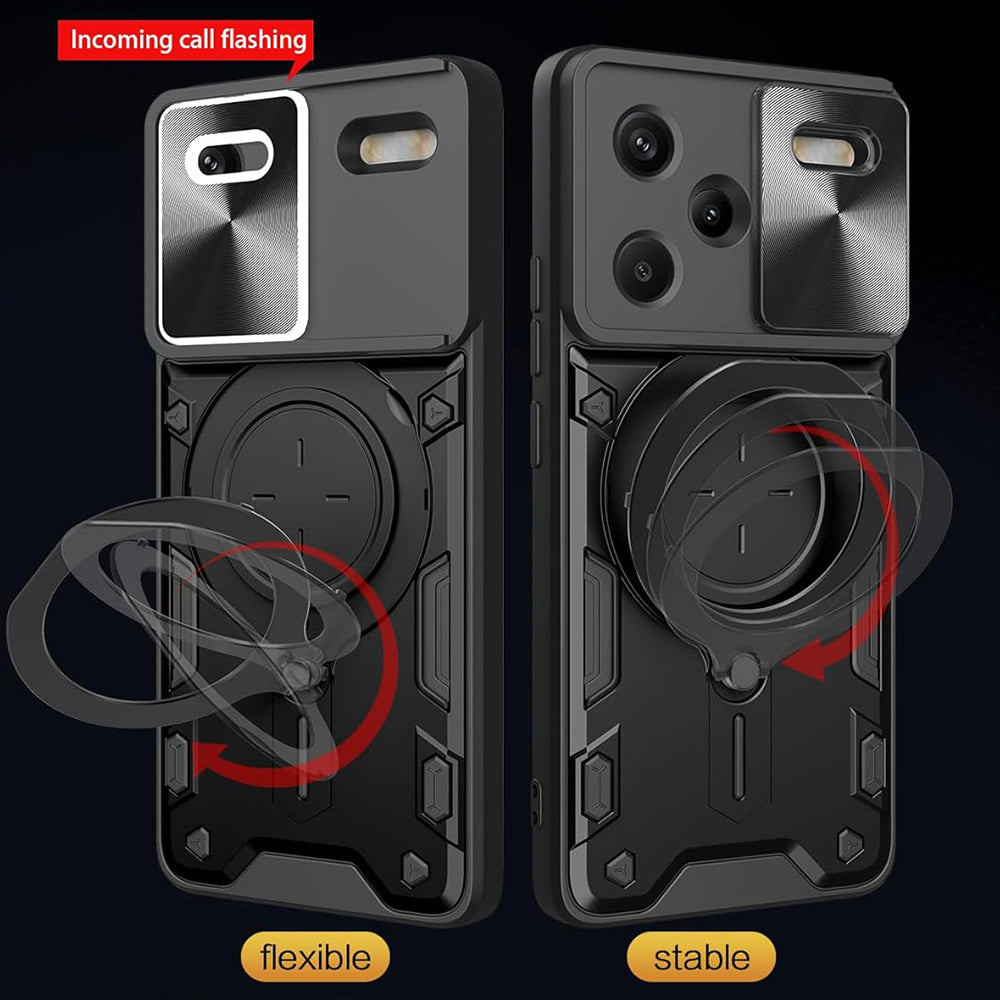 Capa para Xiaomi Redmi Note 13 Pro+, Techsuit, CamGuard Pro, Preta
