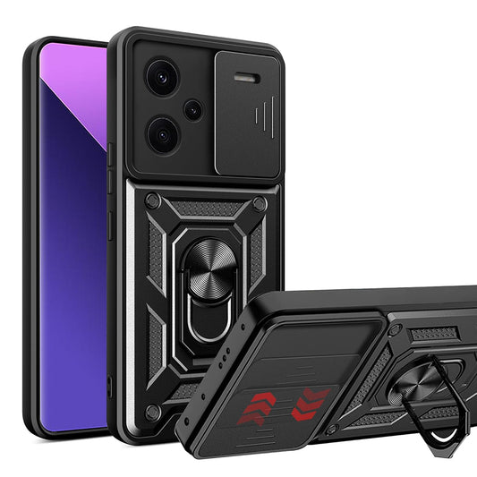Capa para Xiaomi Redmi Note 13 Pro+, Techsuit, CamShield, Preta