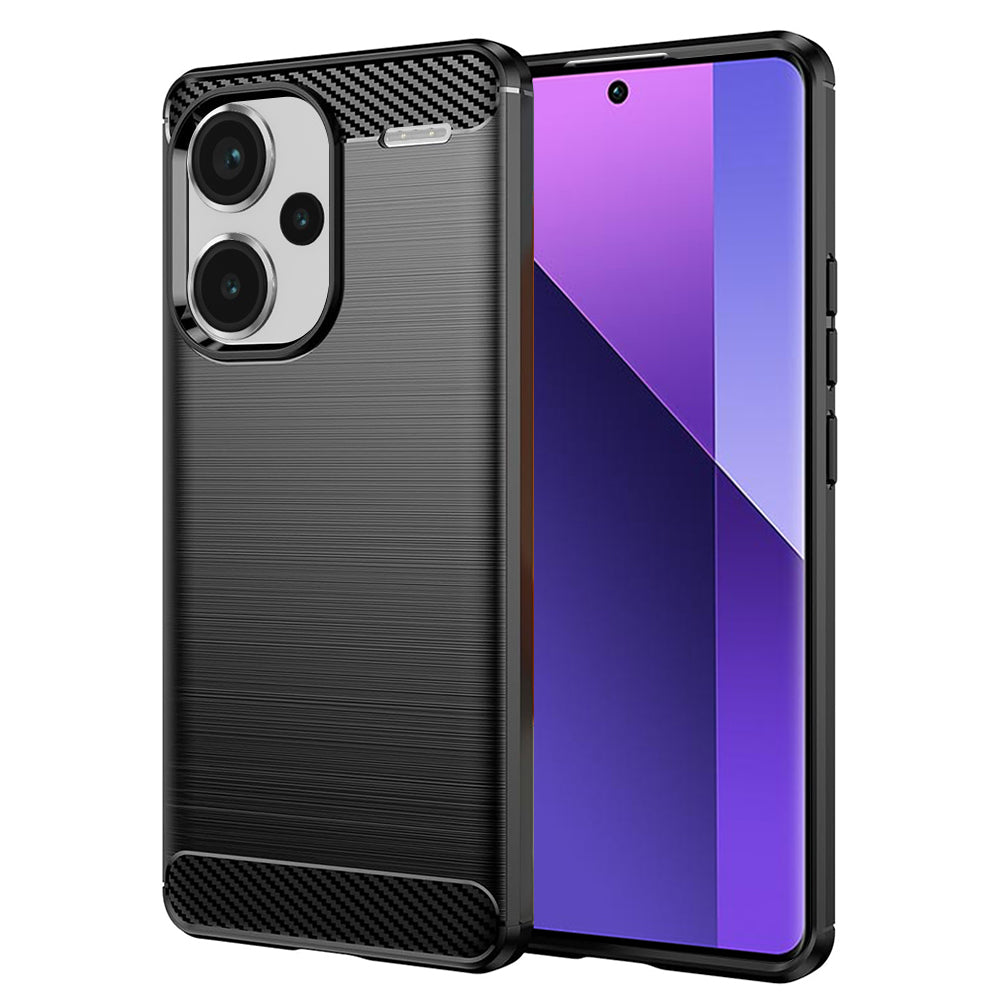 Capa para Xiaomi Redmi Note 13 Pro+, Techsuit, Carbono, Preta