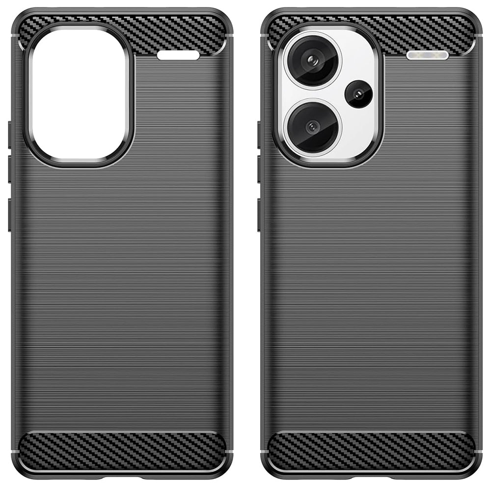 Capa para Xiaomi Redmi Note 13 Pro+, Techsuit, Carbono, Preta