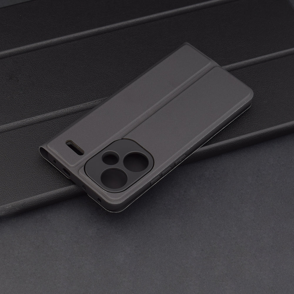 Capa para Xiaomi Redmi Note 13 Pro+, Techsuit, Magskin Book, Preta