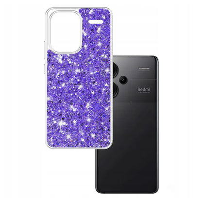 Capa para Xiaomi Redmi Note 13 Pro+, Techsuit, Glitter Brilhante, Roxo