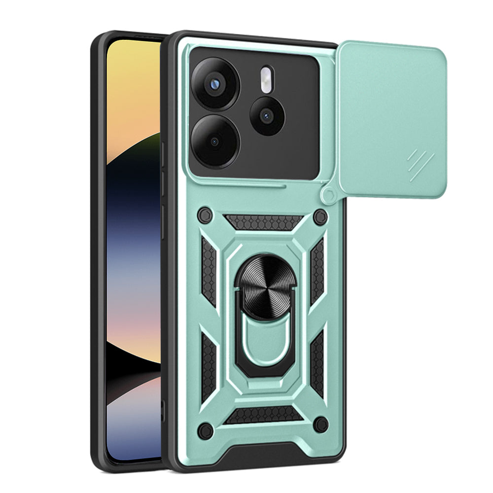 Capa para Xiaomi Redmi Note 14 4G (Regional), Techsuit, CamShield, Verde