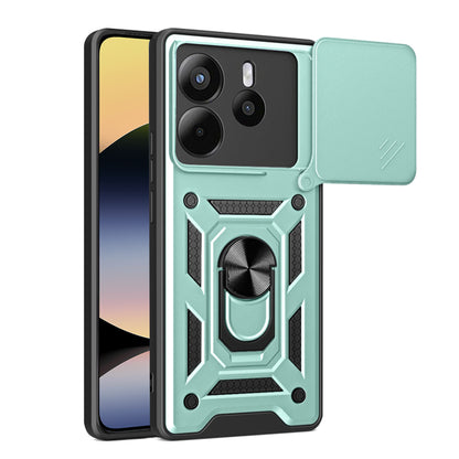 Capa para Xiaomi Redmi Note 14 4G (Regional), Techsuit, CamShield, Verde