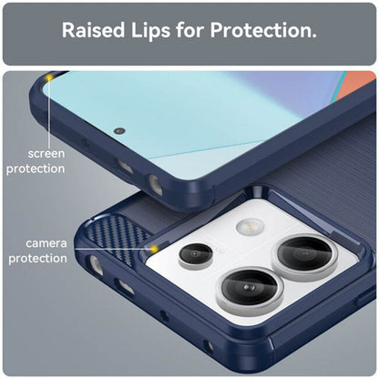 Capa para Xiaomi Redmi Note 14 4G (Regional), Techsuit, Carbono, Azul