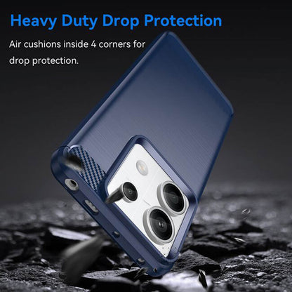 Capa para Xiaomi Redmi Note 14 4G (Regional), Techsuit, Carbono, Preta