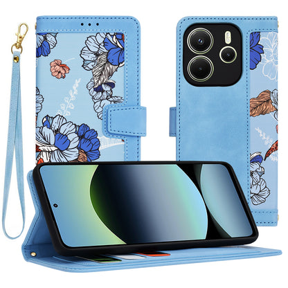 Capa para Xiaomi Redmi Note 14 4G (Regional), Techsuit, FlipCraft, Azul