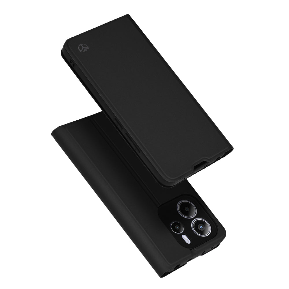 Capa para Xiaomi Redmi Note 14 4G (Regional), Techsuit, Magskin Book, Preta