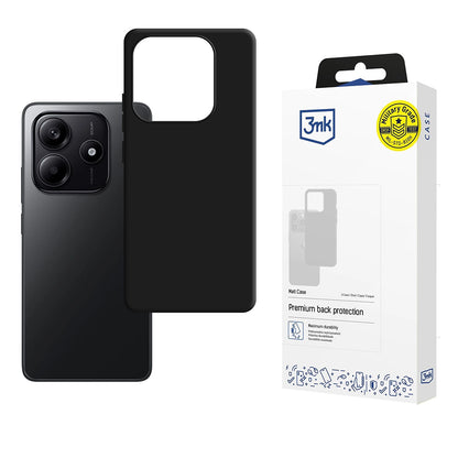 Capa para Xiaomi Redmi Note 14 4G (Standard), 3MK, Preta Mate