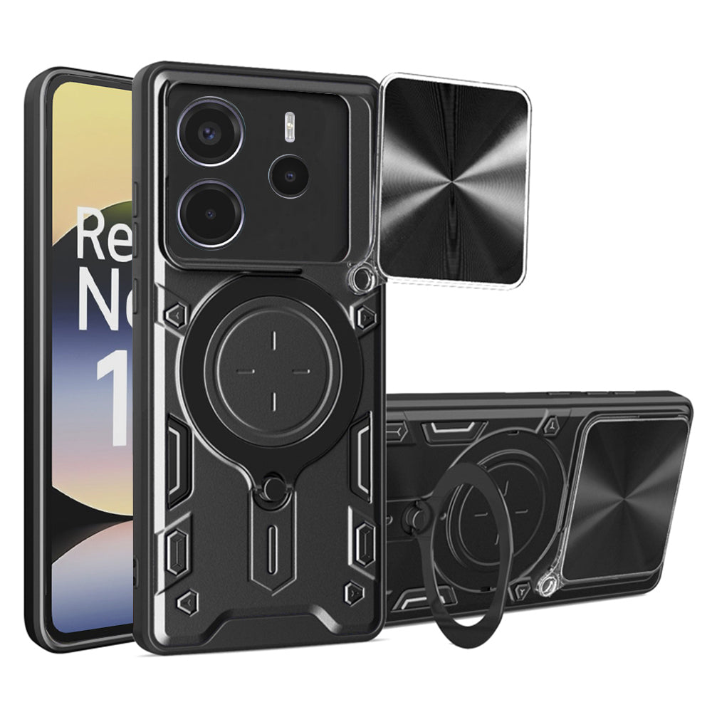 Capa para Xiaomi Redmi Note 14 4G (Standard), Techsuit, CamGuard Pro, Preta
