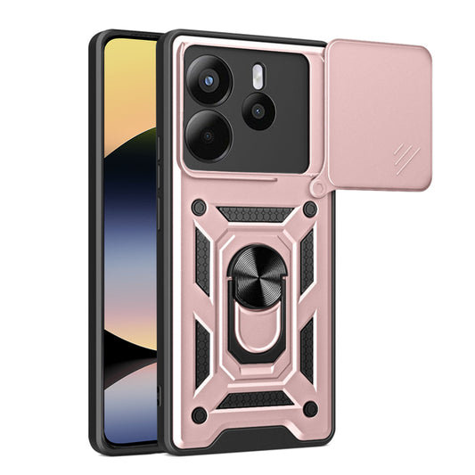 Capa para Xiaomi Redmi Note 14 4G (Standard), Techsuit, CamShield, Rosa