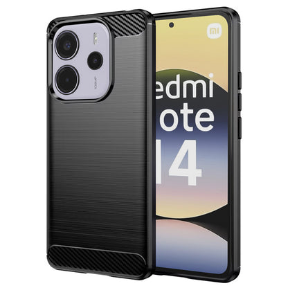 Capa para Xiaomi Redmi Note 14 4G (Standard), Techsuit, Carbono, Preta