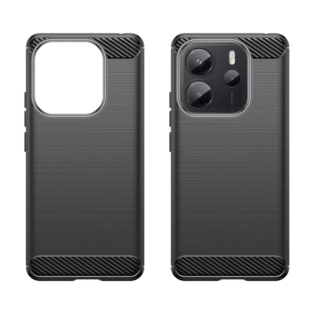 Capa para Xiaomi Redmi Note 14 4G (Standard), Techsuit, Carbono, Preta