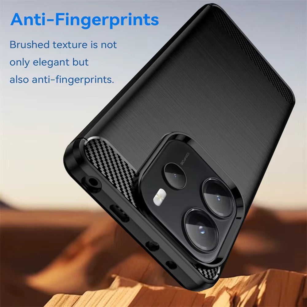 Capa para Xiaomi Redmi Note 14 4G (Standard), Techsuit, Carbono, Preta