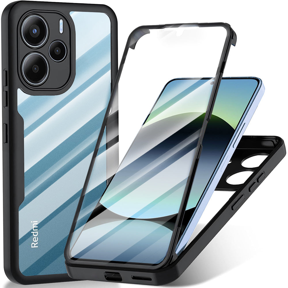Capa para Xiaomi Redmi Note 14 4G (Standard), Techsuit, ColorVerse 360, Preta