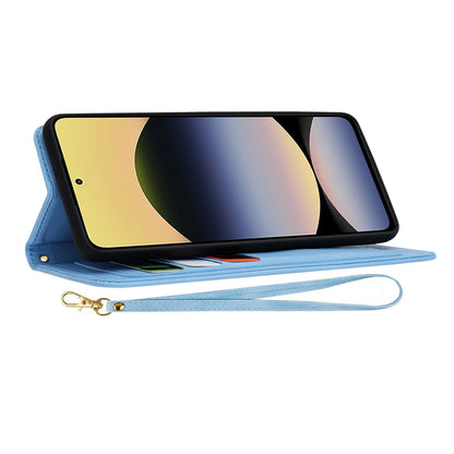 Capa para Xiaomi Redmi Note 14 4G (Standard), Techsuit, FlipCraft, Azul