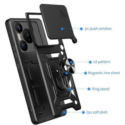 Capa para Xiaomi Redmi Note 14 5G, Techsuit, CamShield, Azul