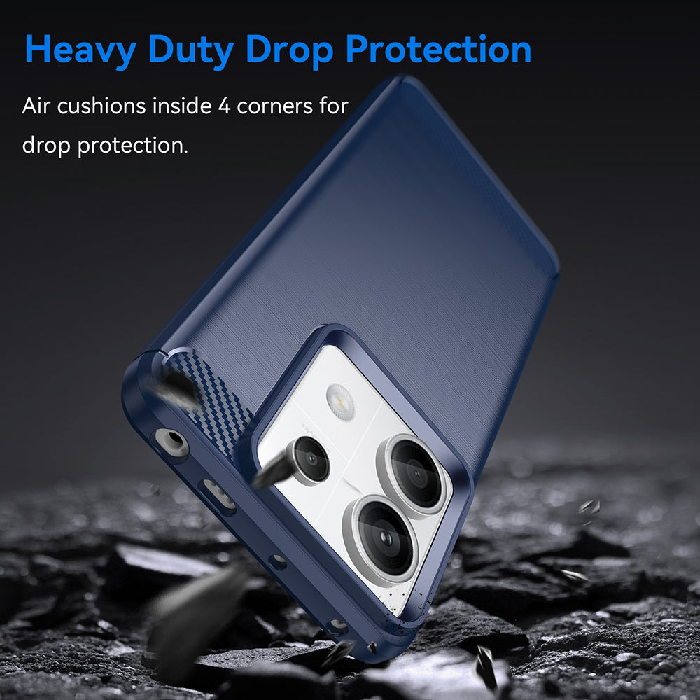 Capa para Xiaomi Redmi Note 14 5G, Techsuit, Carbono, Preta