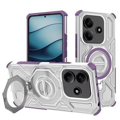 Capa para Xiaomi Redmi Note 14 5G, Techsuit, Carbon Shield Pro, Roxo