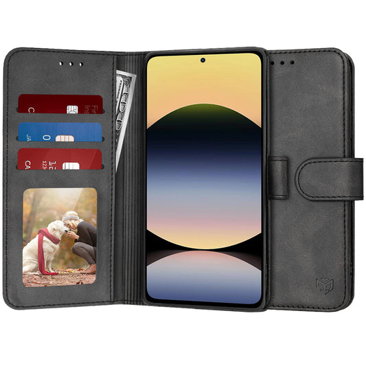 Capa para Xiaomi Redmi Note 14 5G, Techsuit, Diary Book, Preta