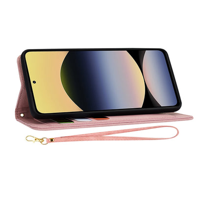 Capa para Xiaomi Redmi Note 14 5G, Techsuit, FlipCraft, Rosa