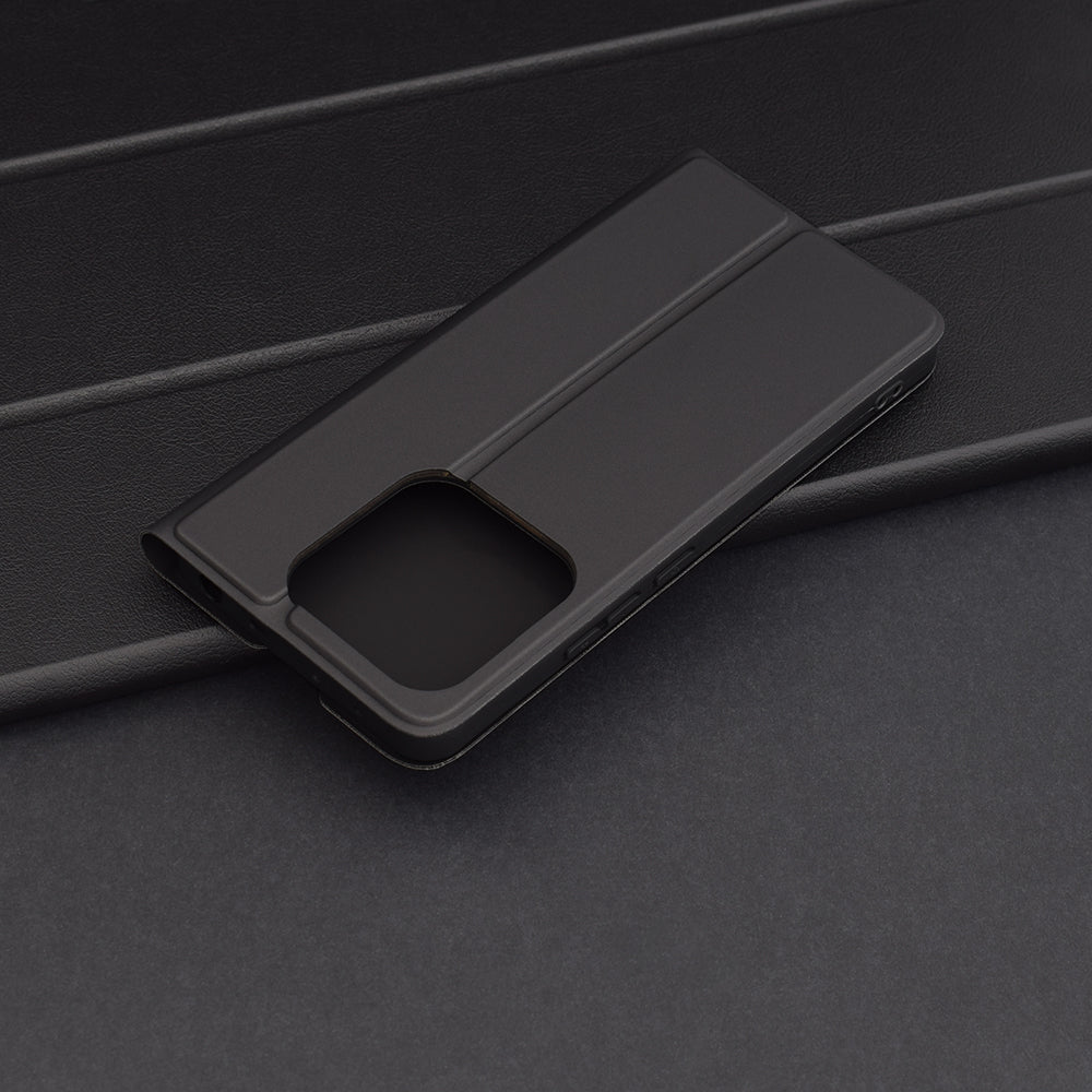 Capa para Xiaomi Redmi Note 14 5G, Techsuit, Magskin Book, Preta