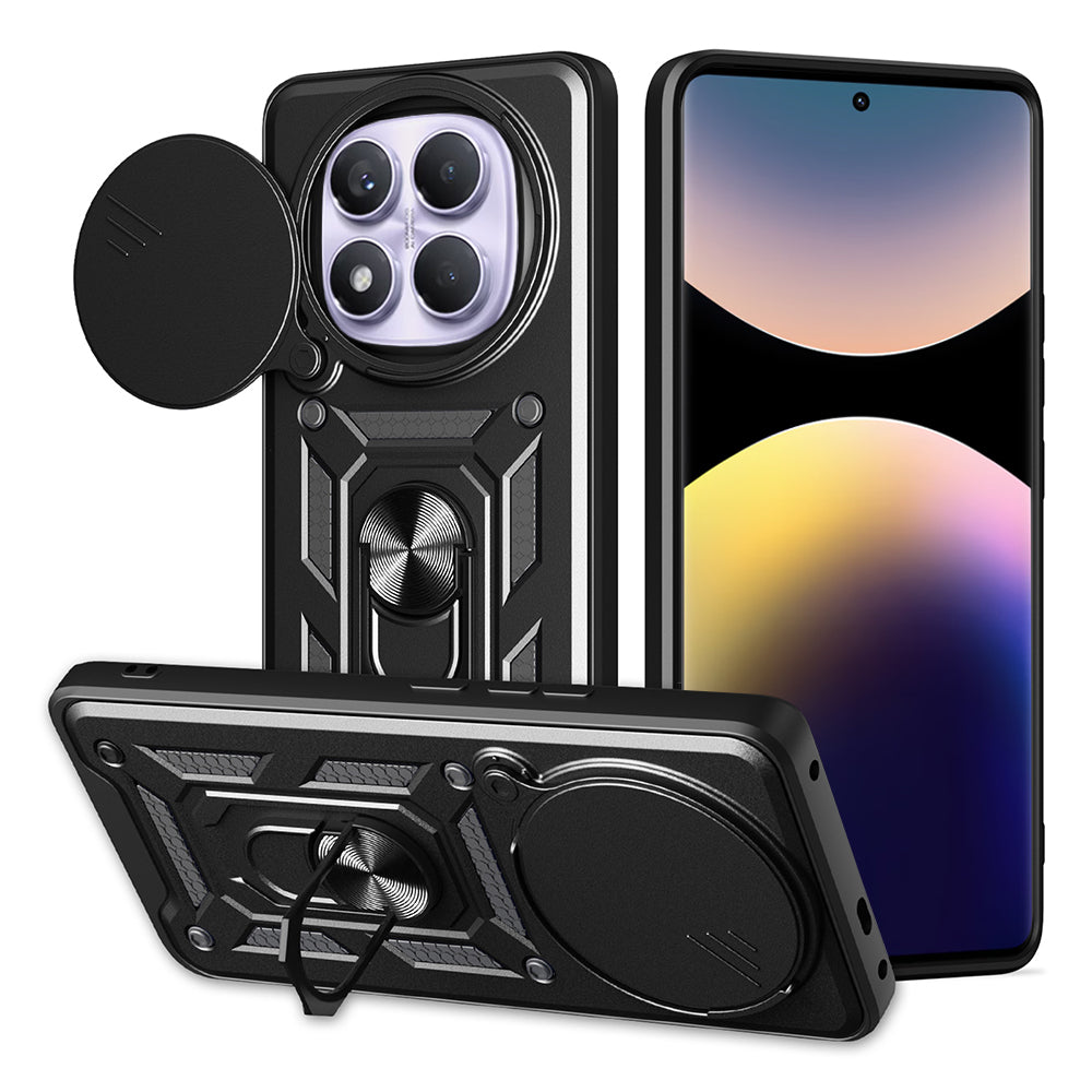 Capa para Xiaomi Redmi Note 14 Pro 4G, Techsuit, CamShield, Preta