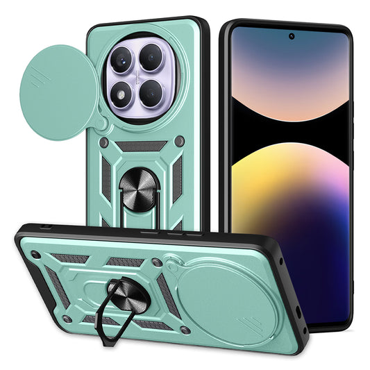 Capa para Xiaomi Redmi Note 14 Pro 4G, Techsuit, CamShield, Verde