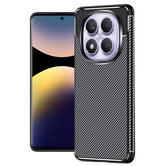 Capa para Xiaomi Redmi Note 14 Pro 4G, Techsuit, Fibra de Carbon, Preta