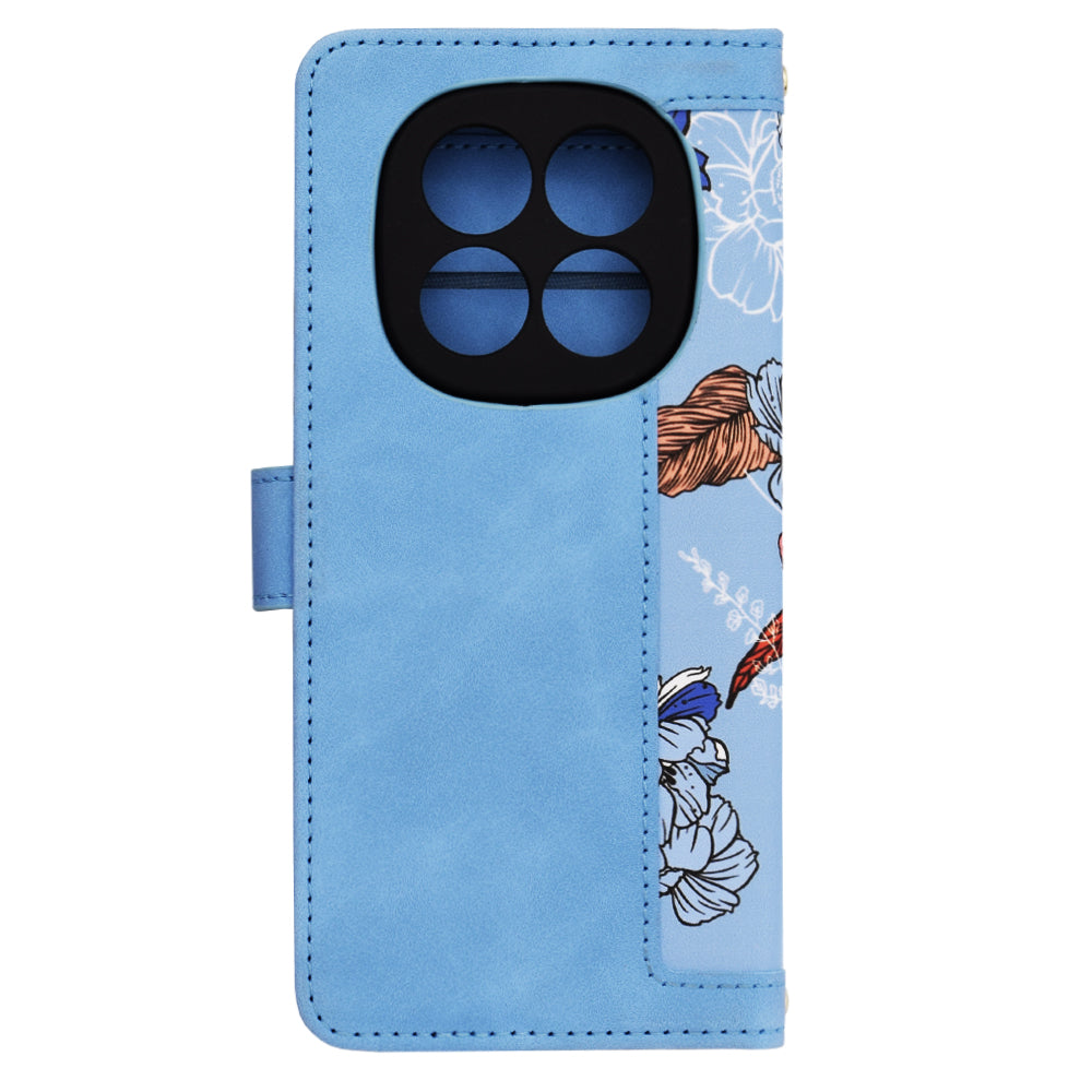 Capa para Xiaomi Redmi Note 14 Pro 4G, Techsuit, FlipCraft, Azul