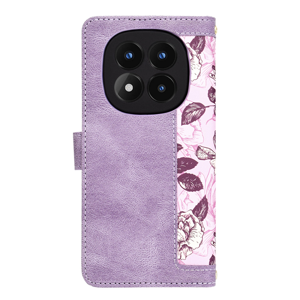 Capa para Xiaomi Redmi Note 14 Pro 4G, Techsuit, FlipCraft, Roxo