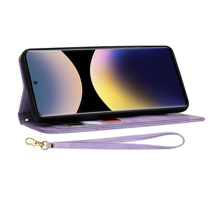 Capa para Xiaomi Redmi Note 14 Pro 4G, Techsuit, FlipCraft, Roxo