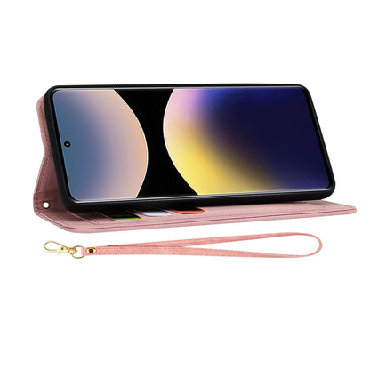 Capa para Xiaomi Redmi Note 14 Pro 4G, Techsuit, FlipCraft, Rosa