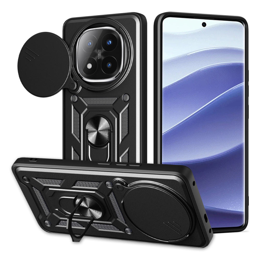 Capa para Xiaomi Redmi Note 14 Pro+ 5G, Techsuit, CamShield, Preta