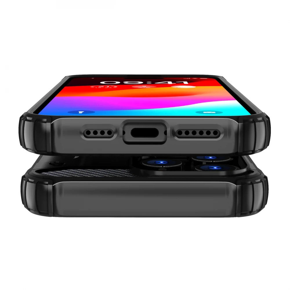 Capa para Xiaomi Redmi Note 14 Pro+ 5G, Techsuit, Hybrid Armor, Preta