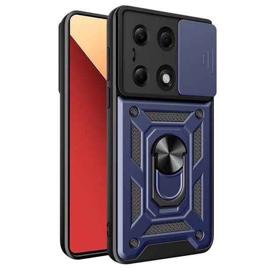 Capa para Xiaomi Redmi Note 14S / Note 13 Pro 4G / Poco M6 Pro 4G, Techsuit, CamShield, Azul