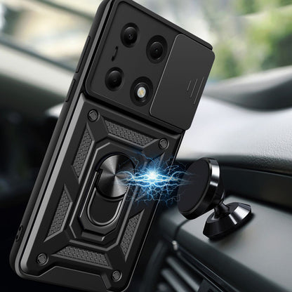 Capa para Xiaomi Redmi Note 14S / Note 13 Pro 4G / Poco M6 Pro 4G, Techsuit, CamShield, Preta