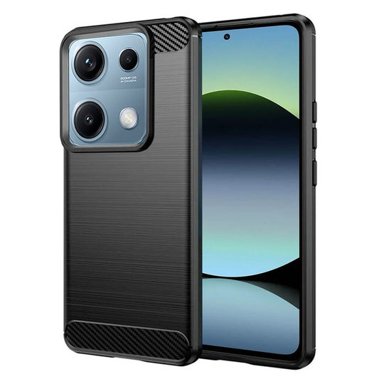 Capa para Xiaomi Redmi Note 14S, Techsuit, Carbono, Preta