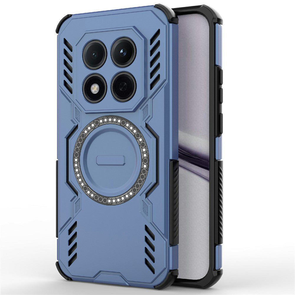 Capa MagSafe para Xiaomi Redmi Note 15 Pro 4G, Techsuit, ArmorMag, Azul