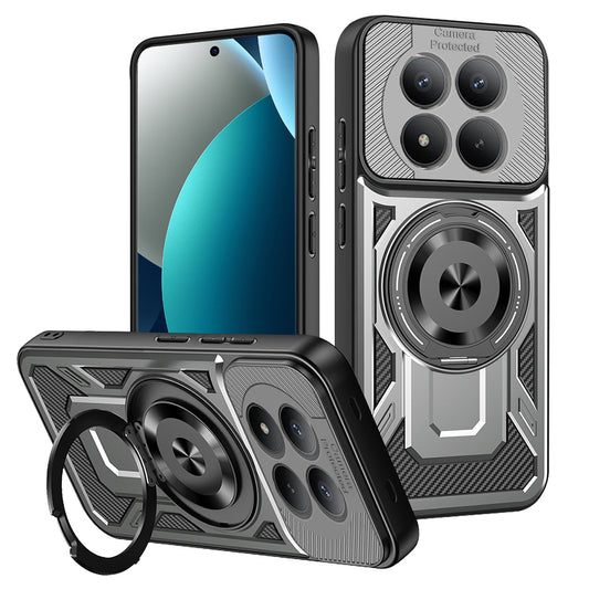 Capa para Xiaomi Redmi Note 15 Pro 4G, Techsuit, RuggedCam, Cinzento